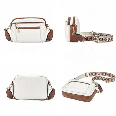 Sharena | Bolso de hombro con correa floral