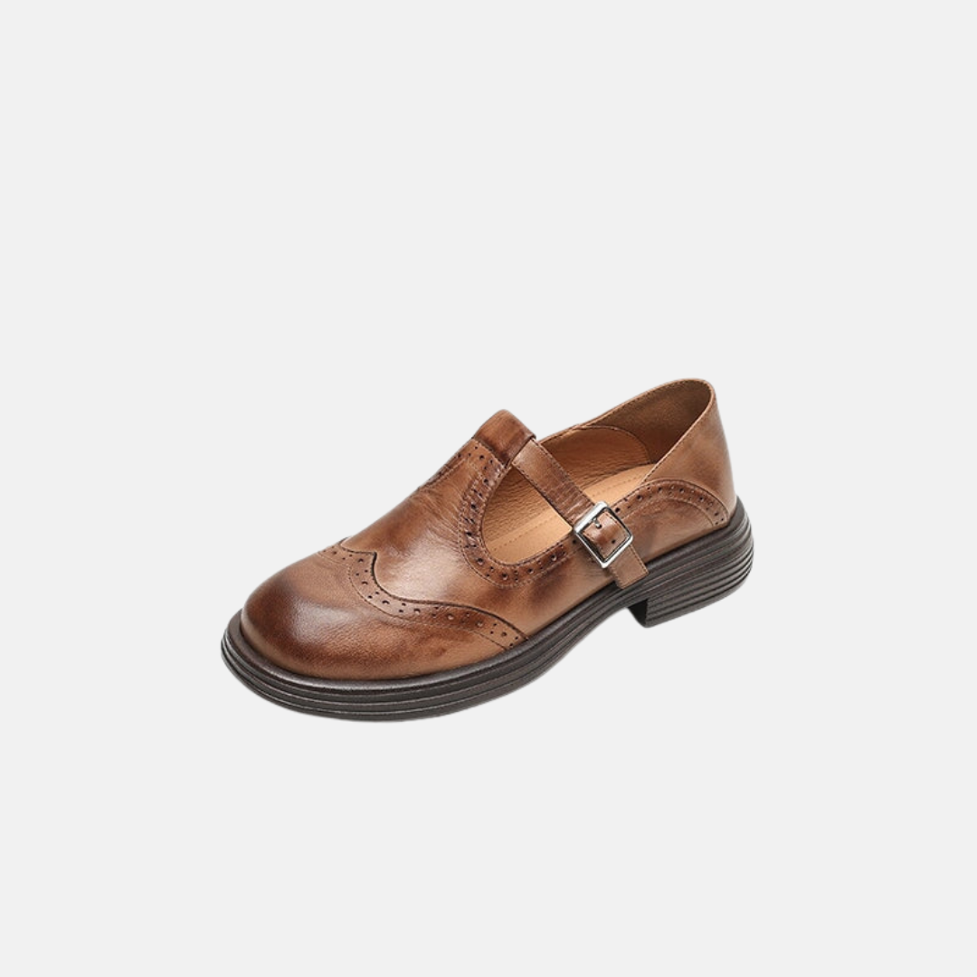 Élan Urbain™ | ELEGANTES MARY JANES DE CUERO