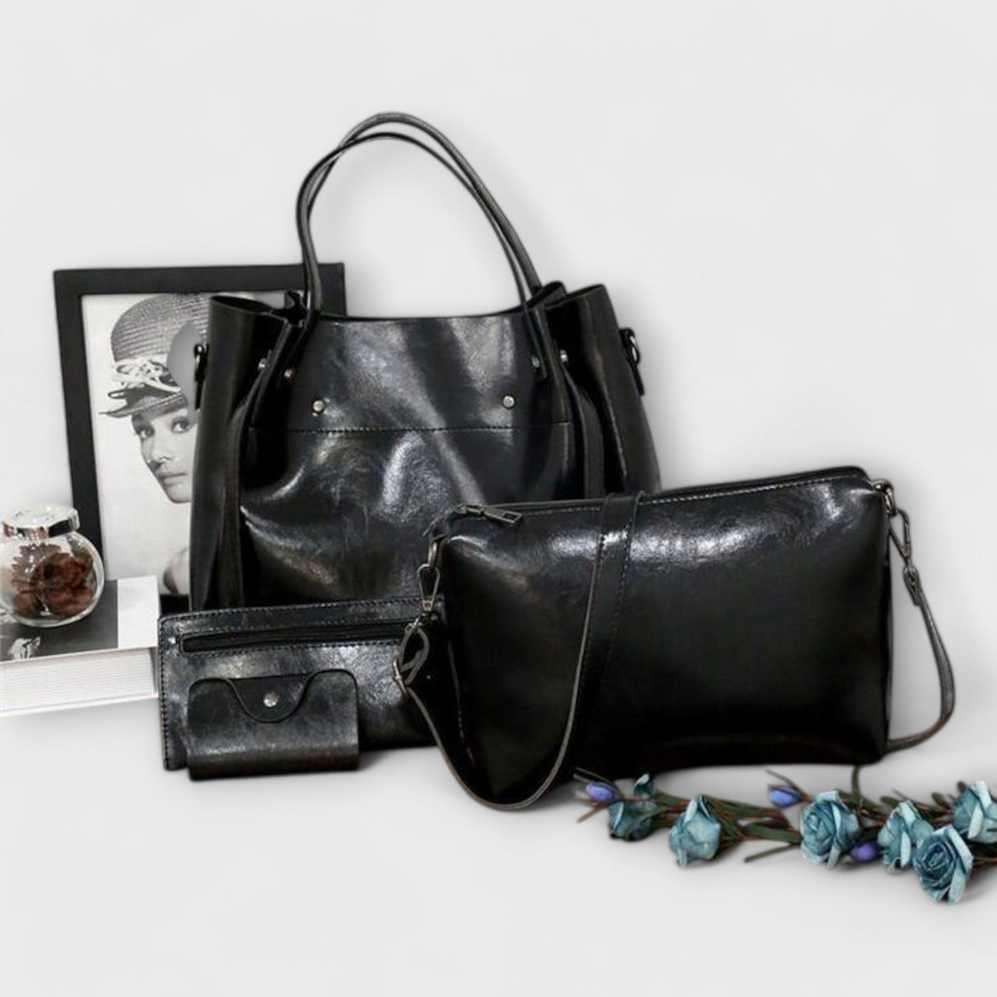 Azura - Set de 4 bolsos vintage