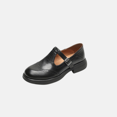 Élan Urbain™ | ELEGANTES MARY JANES DE CUERO
