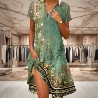 Karol | Vestido boho de comodidad