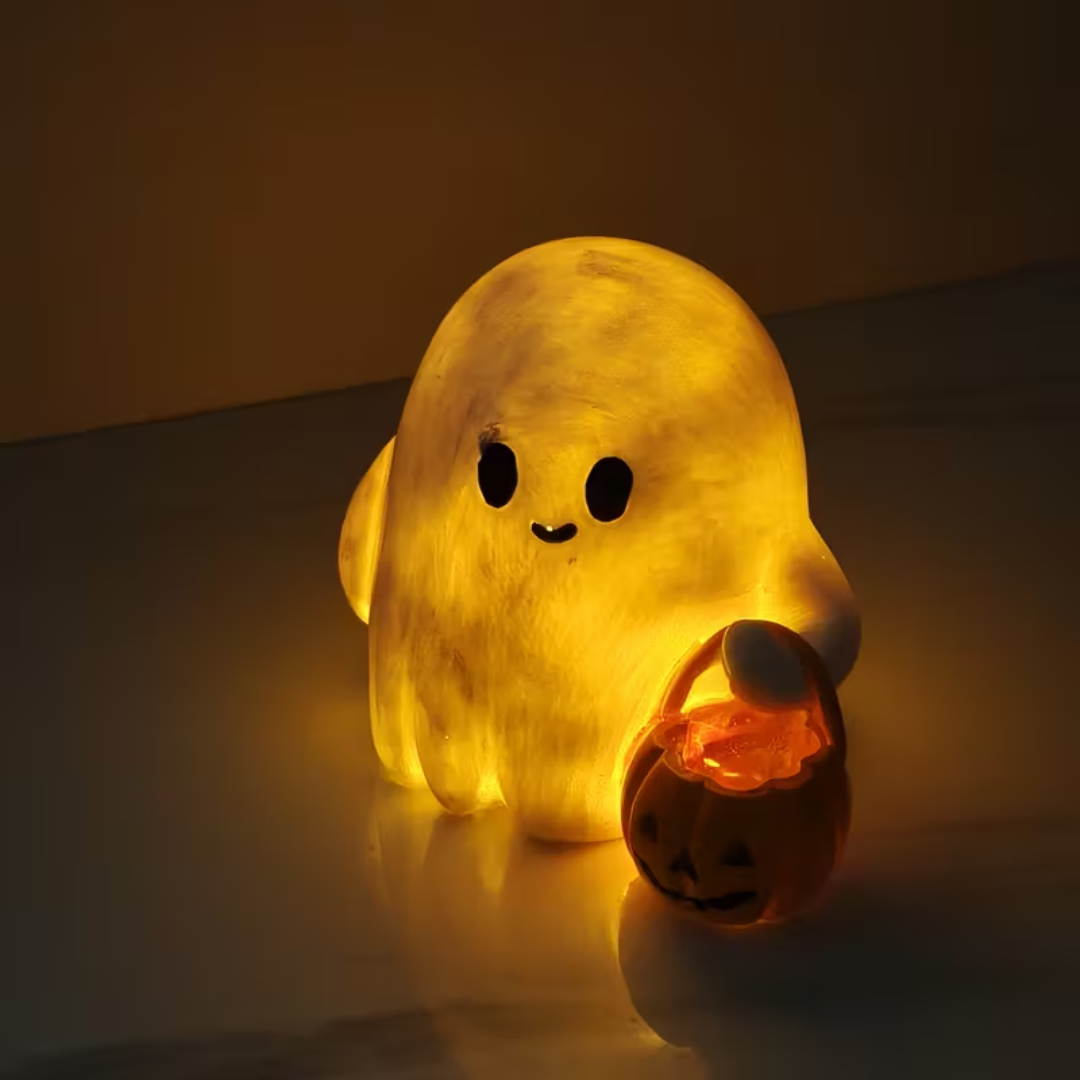 Håndlavet 3D Halloween spøgelseslampe