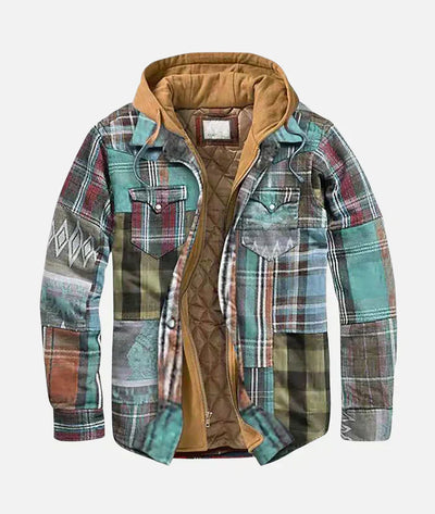 Elvarno | Chaqueta de cuadros patchwork