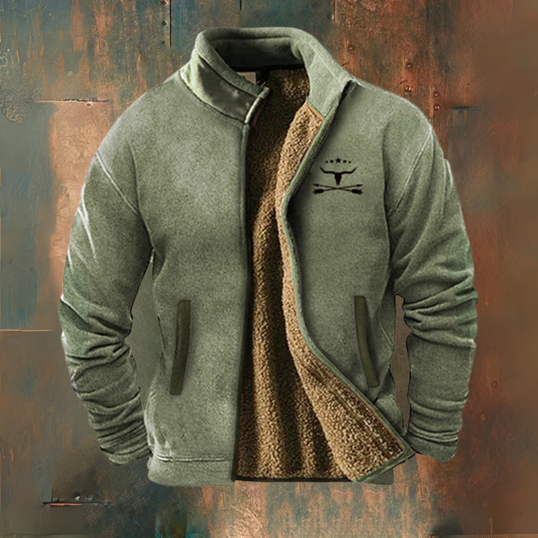 Chaqueta de forro polar informal para hombre