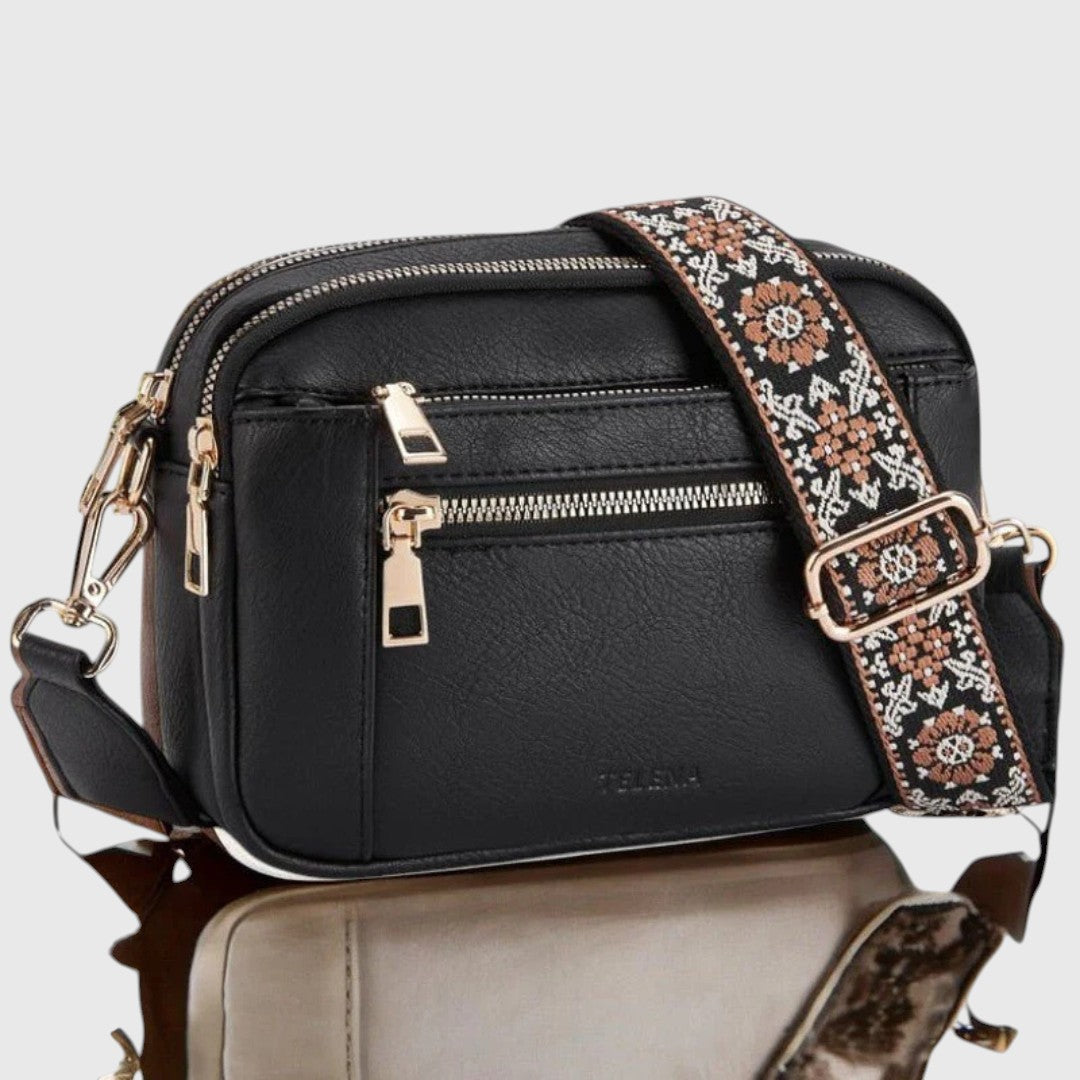 Sharena | Bolso de hombro con correa floral