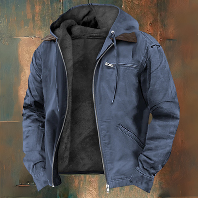 Chaqueta-chaleco con cremallera y capucha