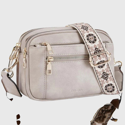 Sharena | Bolso de hombro con correa floral
