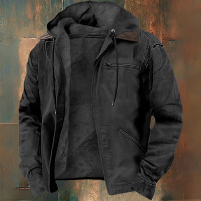 Chaqueta-chaleco con cremallera y capucha