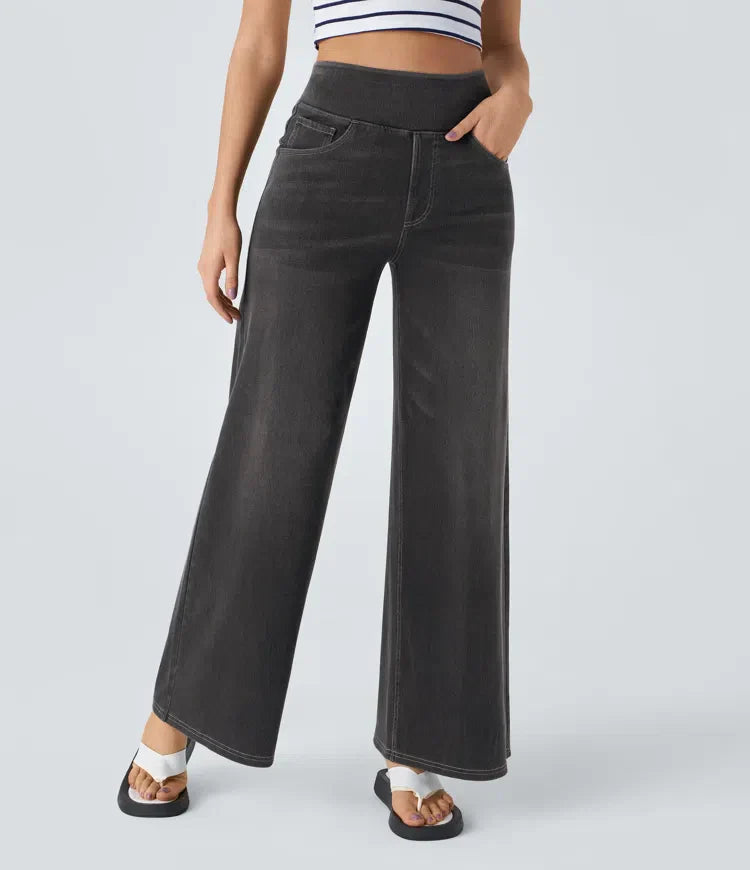 Eva | Pantalones cómodos y elásticos de talle alto