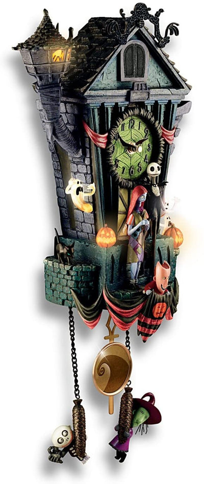 HallowClock - Reloj de pared de Halloween, Pesadilla antes de Navidad