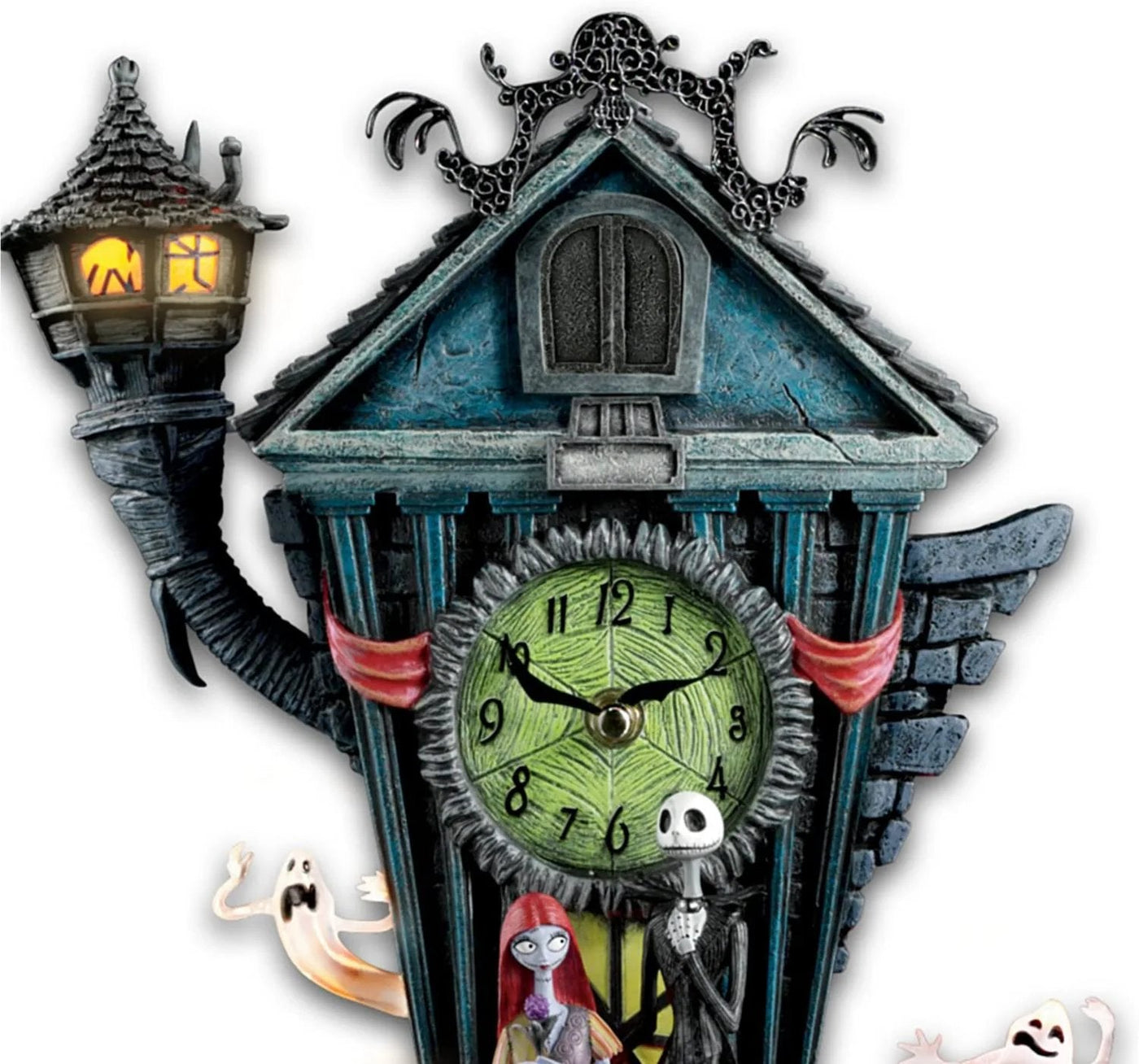 HallowClock - Reloj de pared de Halloween, Pesadilla antes de Navidad