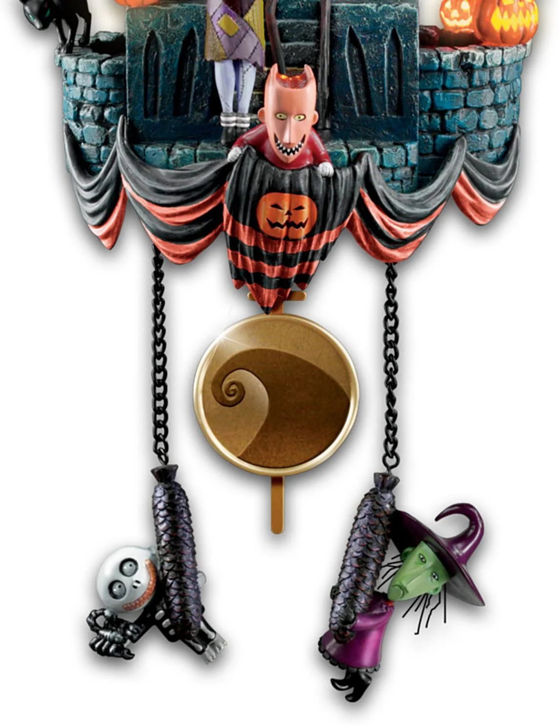 HallowClock - Reloj de pared de Halloween, Pesadilla antes de Navidad
