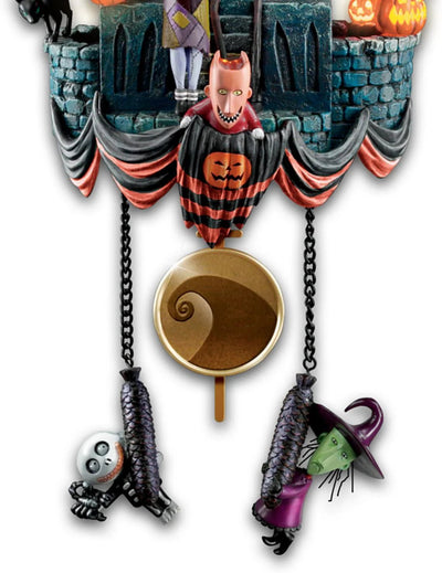 HallowClock - Reloj de pared de Halloween, Pesadilla antes de Navidad