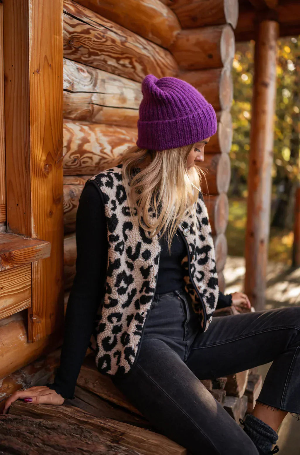 LEANA | Chaleco Leopardo