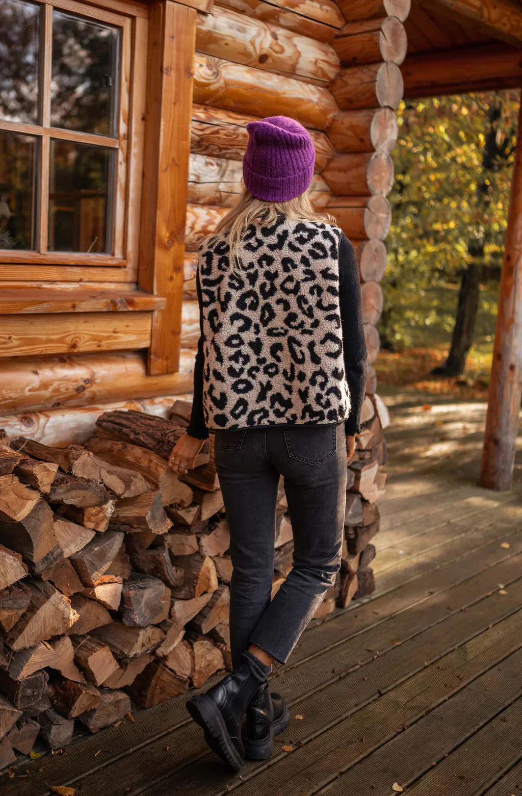 LEANA | Chaleco Leopardo