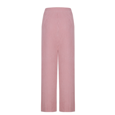 Everly – Pantalones de chándal de punto acanalado