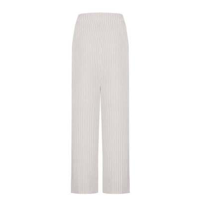 Everly – Pantalones de chándal de punto acanalado