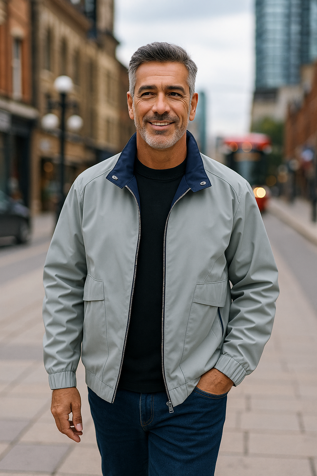 James™ | Chaqueta cortavientos casual