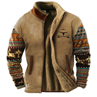 Chaqueta de forro polar casual para hombre