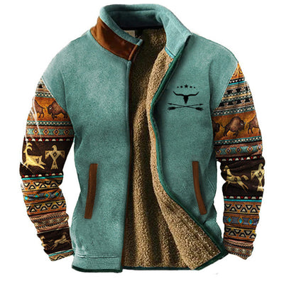 Chaqueta de forro polar casual para hombre