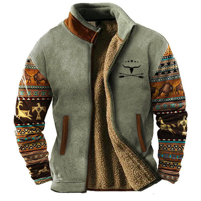 Chaqueta de forro polar casual para hombre