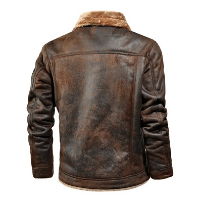 Noxar™ | Chaqueta de cuero cálida y versátil