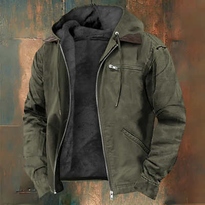 Chaqueta-chaleco con cremallera y capucha