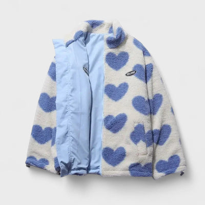Katharina - Chaqueta reversible con corazón