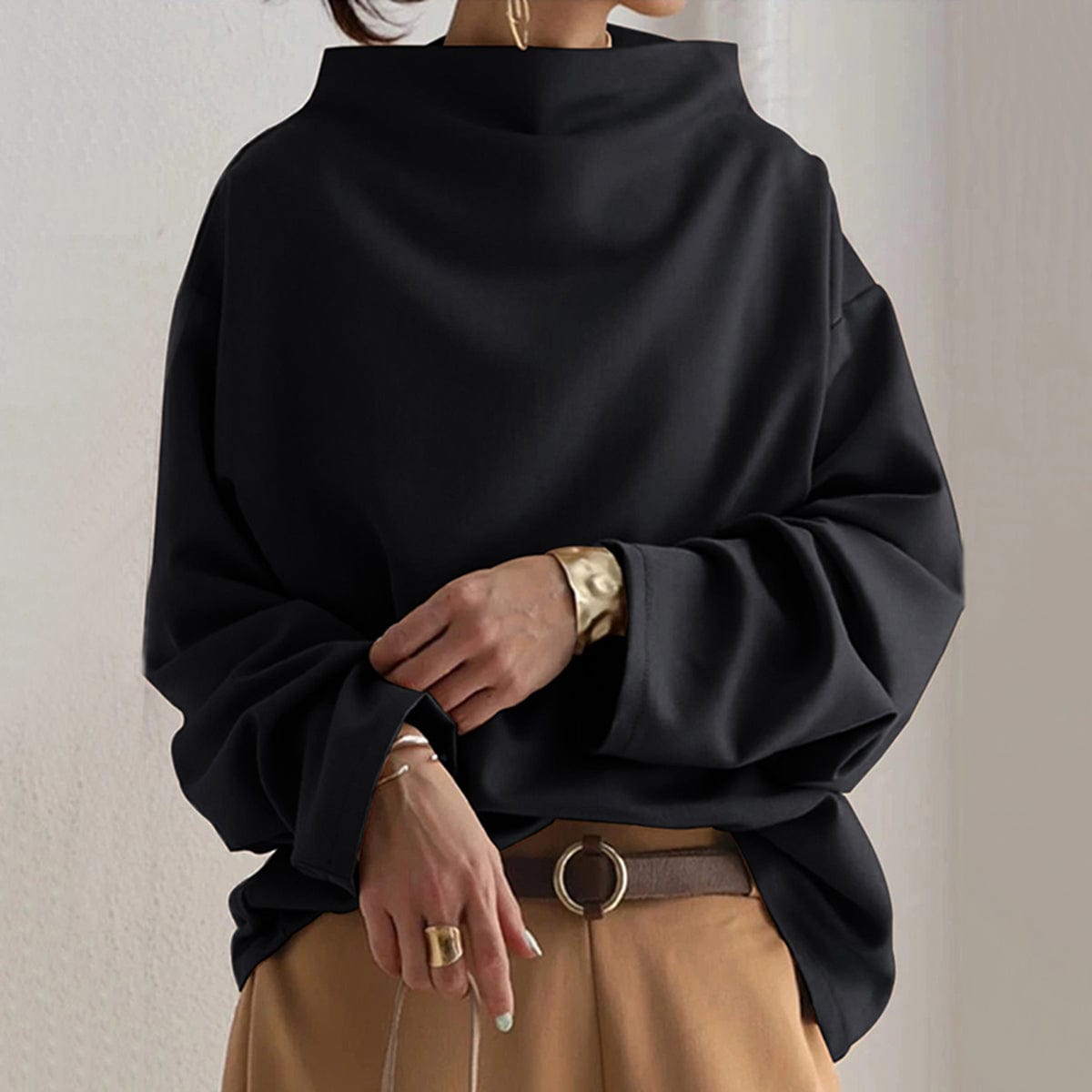 Gabriella™ | Suéter Chic de cuello alto