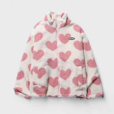 Katharina - Chaqueta reversible con corazón