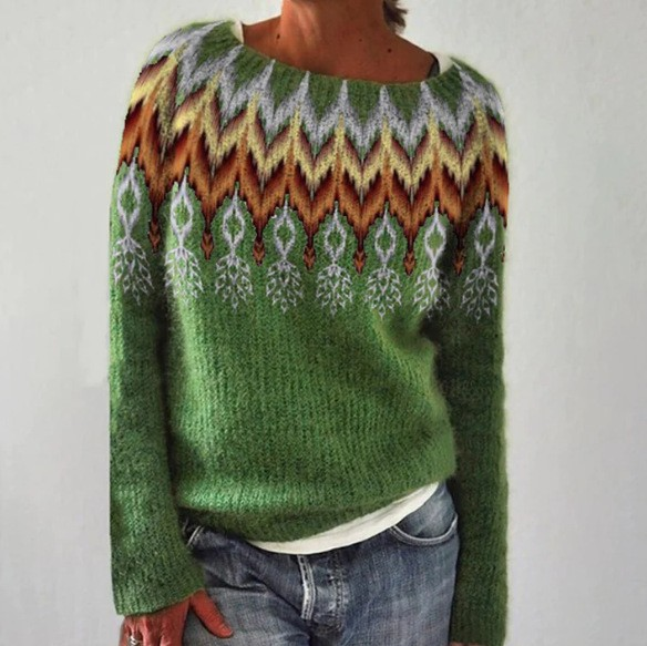 Silvia™ – Suéter Retro