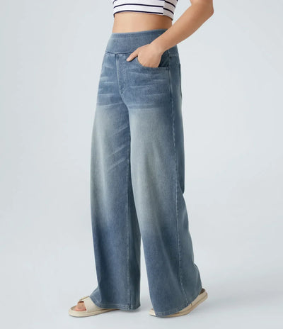 Eva | Pantalones cómodos y elásticos de talle alto