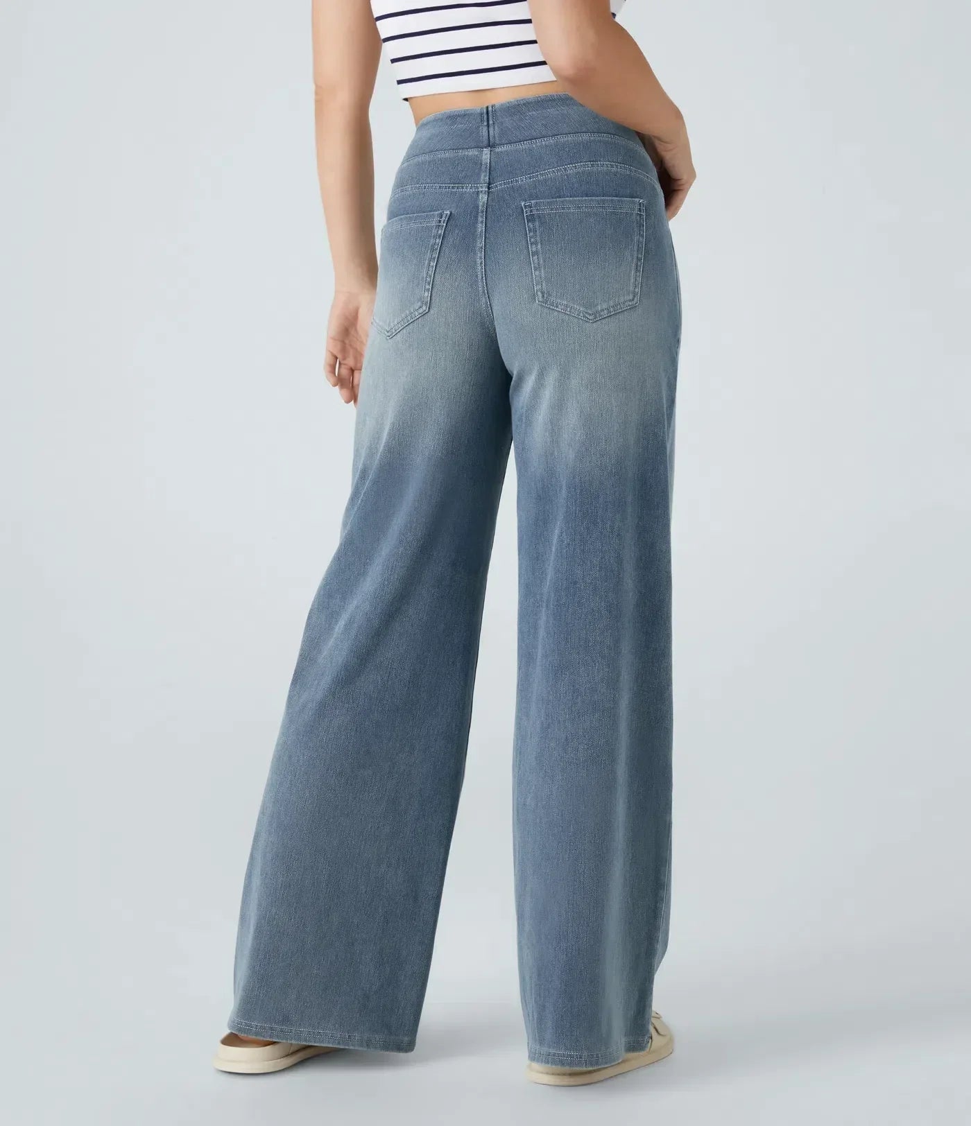 Eva | Pantalones cómodos y elásticos de talle alto
