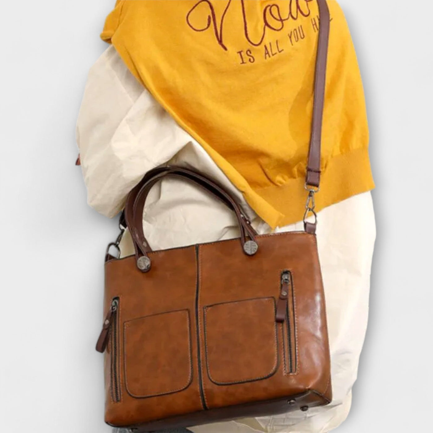 Serenya - Serenya - Bolso de cuero elegante