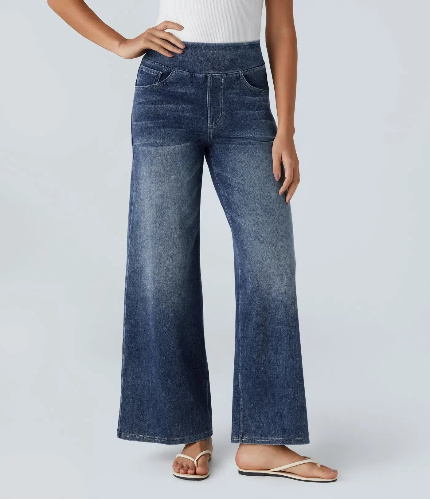 Eva | Pantalones cómodos y elásticos de talle alto