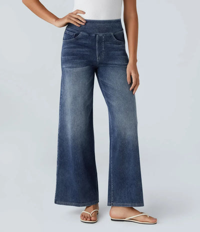 Eva | Pantalones cómodos y elásticos de talle alto