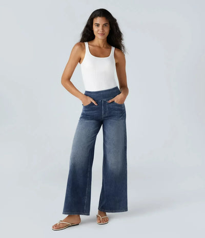 Eva | Pantalones cómodos y elásticos de talle alto