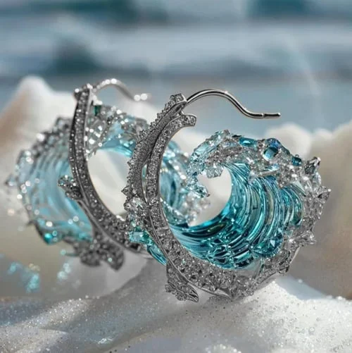 Pendientes Ocean's Promise