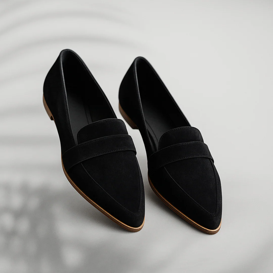 Rosa | Mocasines de cuero ortopédicos