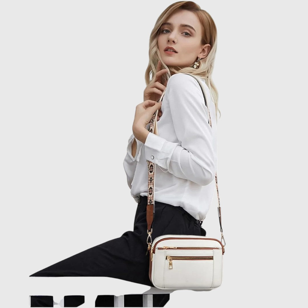 Sharena | Bolso de hombro con correa floral